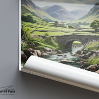 Cumbria Poster | England Wall Art | UK Decor