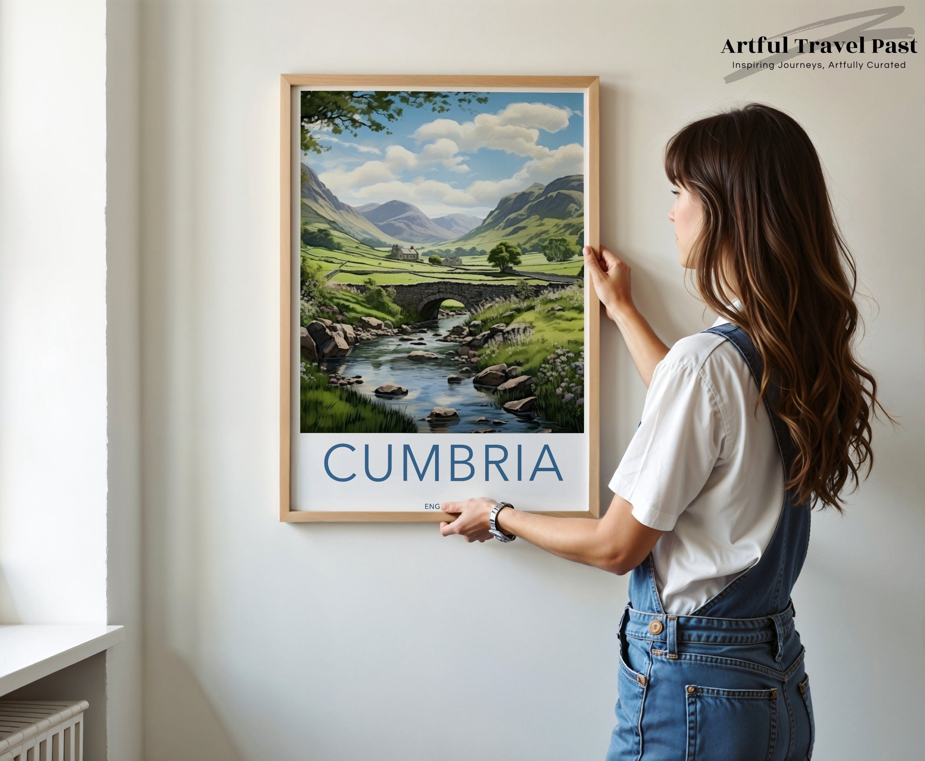 Cumbria Poster | England Wall Art | UK Decor