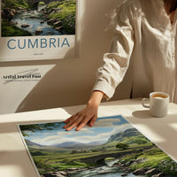 Cumbria Poster | England Wall Art | UK Decor