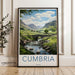 Cumbria Poster | England Wall Art | UK Decor