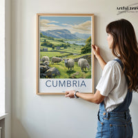 Cumbria Poster | English Countryside | UK Wall Art