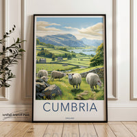 Cumbria Poster | English Countryside | UK Wall Art