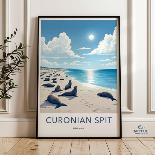Curonian Spit Poster - Lithuania Wall Art