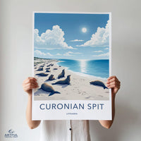 Curonian Spit Poster - Lithuania Wall Art
