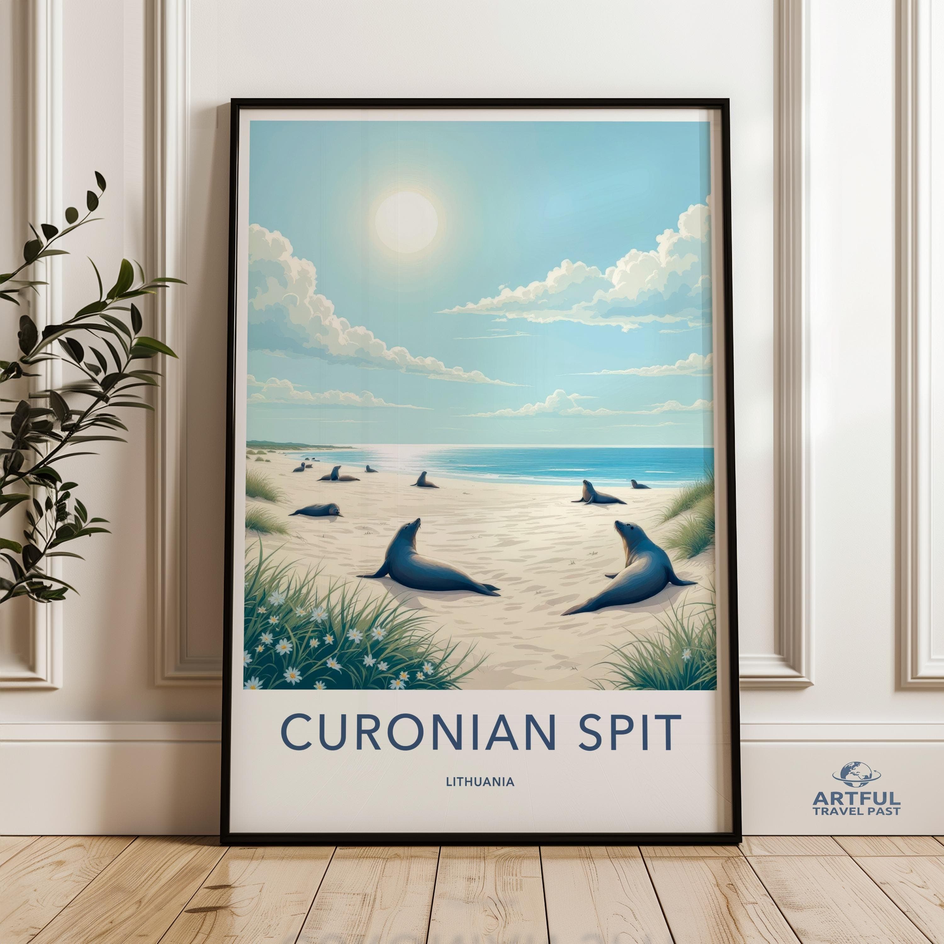 Curonian Spit Poster - Lithuania Wall Art
