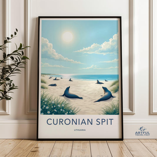 Curonian Spit Poster - Lithuania Wall Art