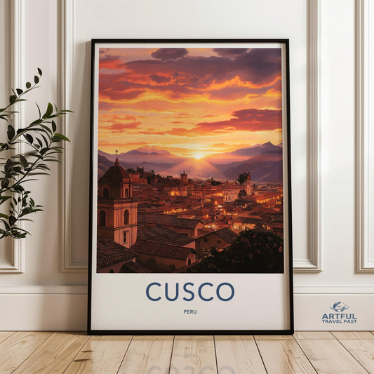 Cusco Poster - Peru Wall Art