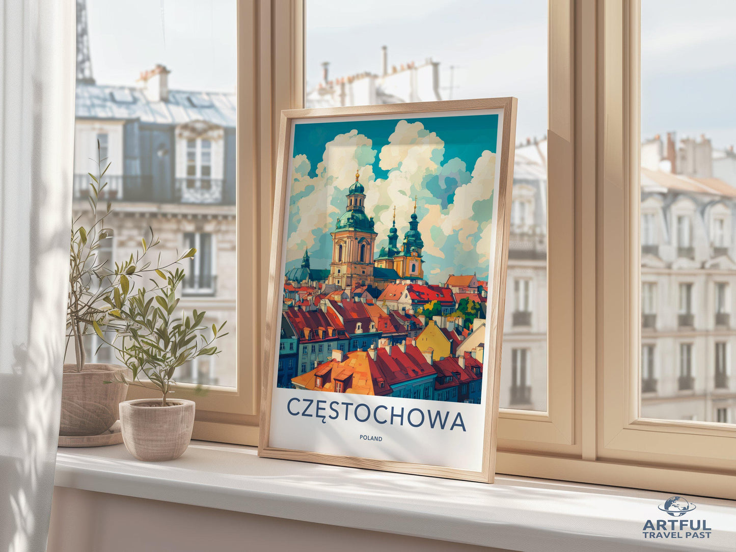 Częstochowa Poster - Poland Wall Art