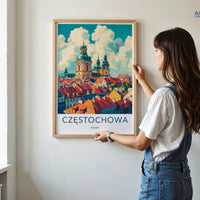 Częstochowa Poster - Poland Wall Art