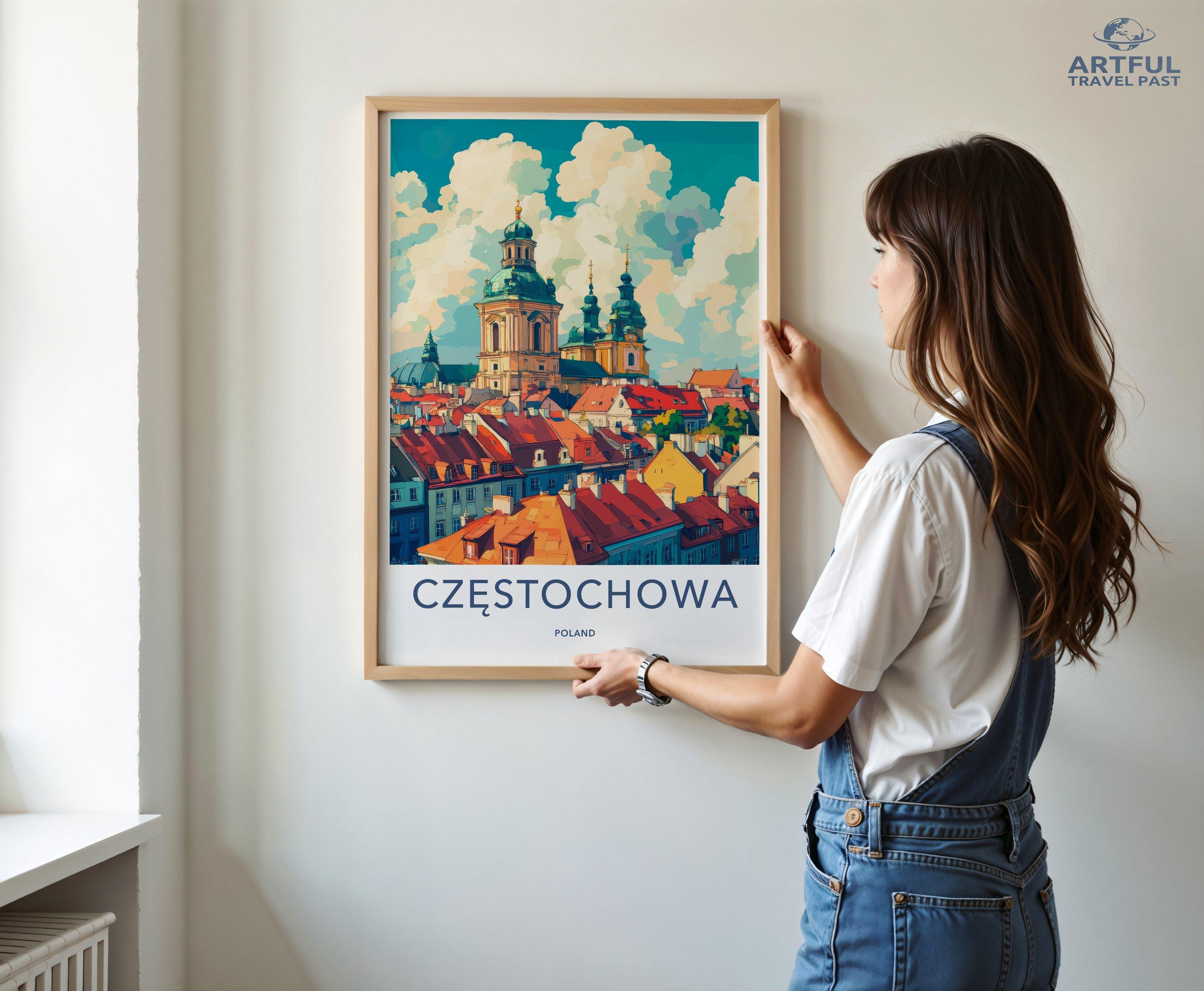 Częstochowa Poster - Poland Wall Art