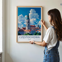 Częstochowa Poster - Poland Wall Art