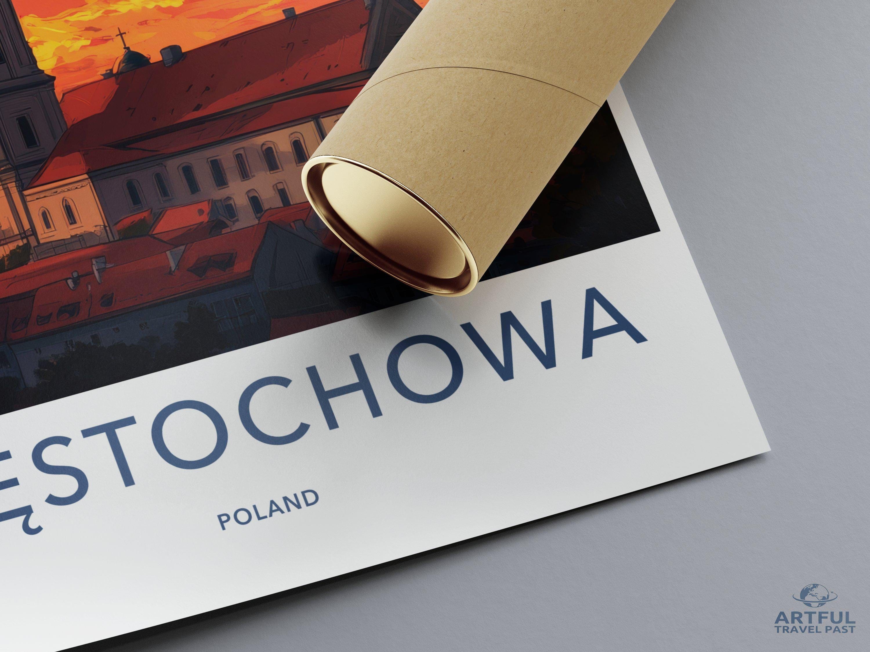 Częstochowa Poster - Poland Wall Art