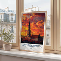 Częstochowa Poster - Poland Wall Art