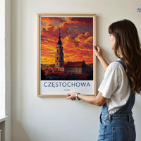 Częstochowa Poster - Poland Wall Art