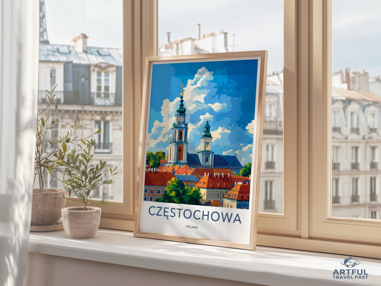 Częstochowa Poster - Poland Wall Art