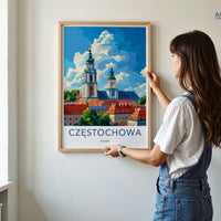 Częstochowa Poster - Poland Wall Art