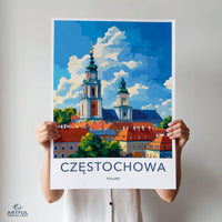 Częstochowa Poster - Poland Wall Art