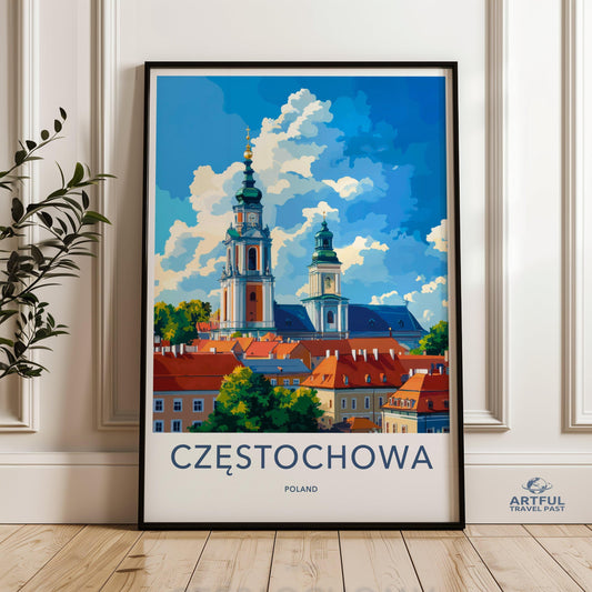 Częstochowa Poster - Poland Wall Art