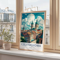 Częstochowa Poster - Poland Wall Art