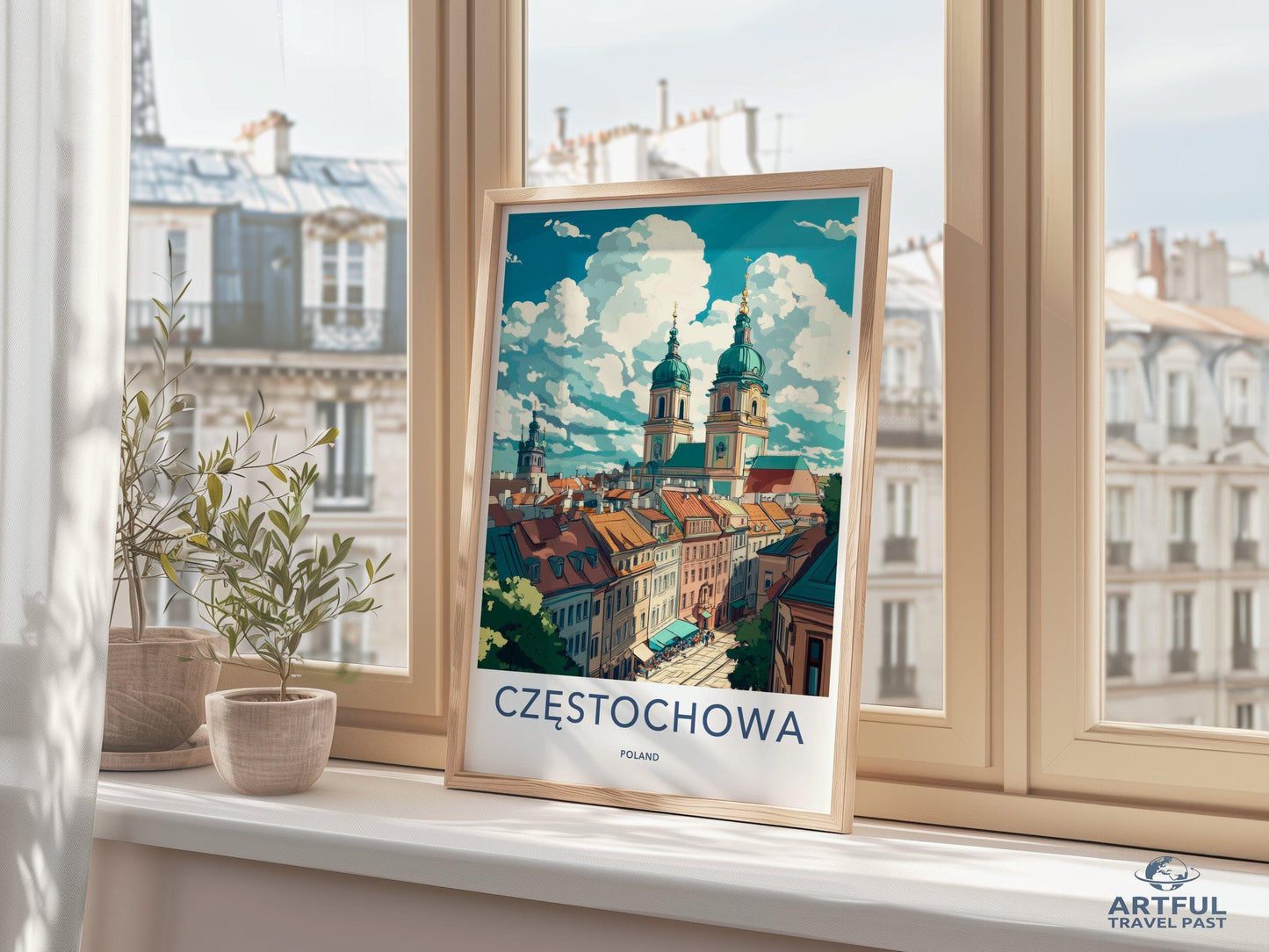 Częstochowa Poster - Poland Wall Art