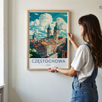 Częstochowa Poster - Poland Wall Art