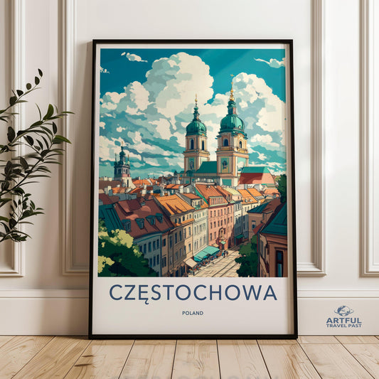Częstochowa Poster - Poland Wall Art