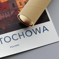 Częstochowa Poster | Poland Wall Art | Eastern Europe Decor