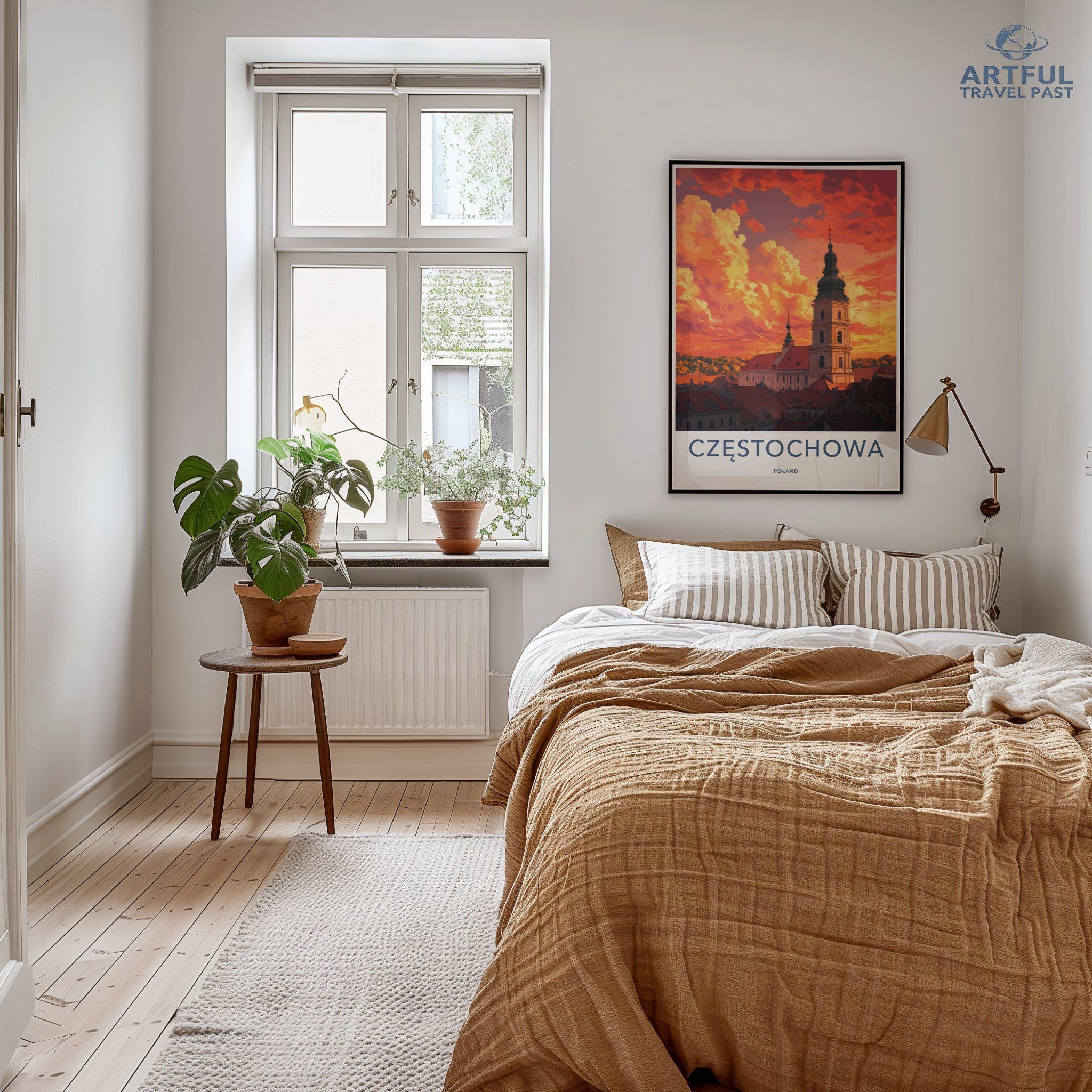 Częstochowa Poster | Poland Wall Art | Eastern Europe Decor