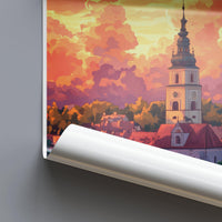 Częstochowa Poster | Poland Wall Art | Europe Decor
