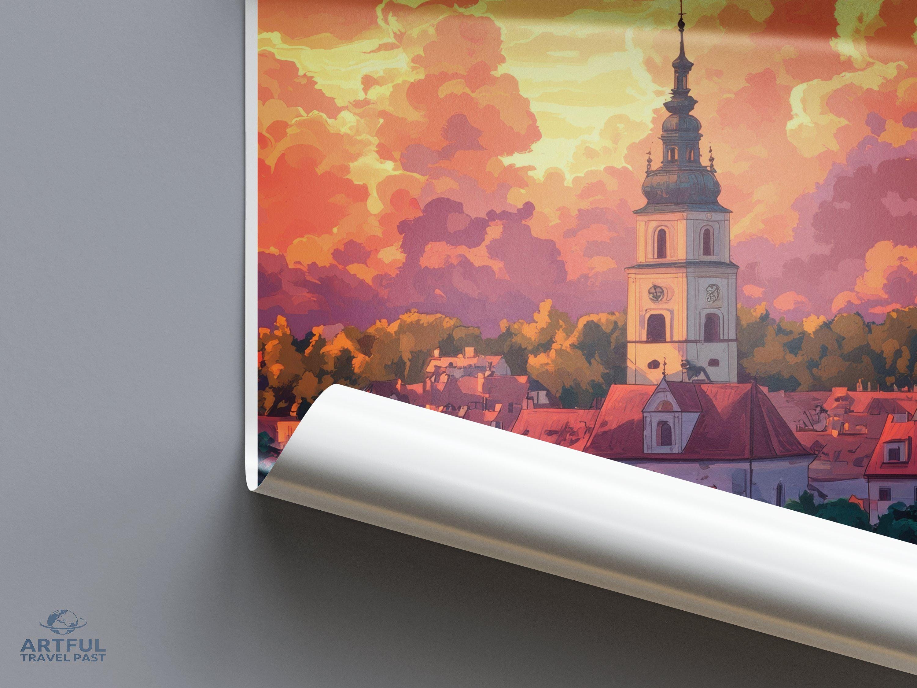 Częstochowa Poster | Poland Wall Art | Europe Decor