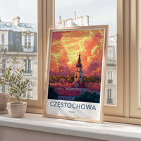 Częstochowa Poster | Poland Wall Art | Europe Decor