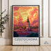 Częstochowa Poster | Poland Wall Art | Europe Decor