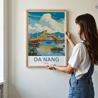 Da Nang Poster - Vietnam Wall Art