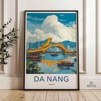 Da Nang Poster - Vietnam Wall Art