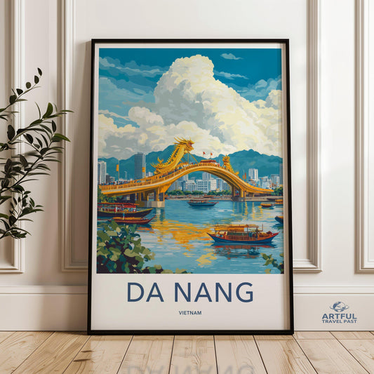 Da Nang Poster - Vietnam Wall Art