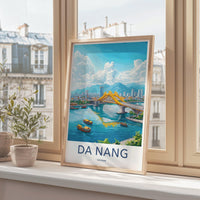 Da Nang Poster - Vietnam Wall Art