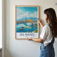 Da Nang Poster - Vietnam Wall Art