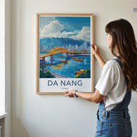 Da Nang Poster - Vietnam Wall Art