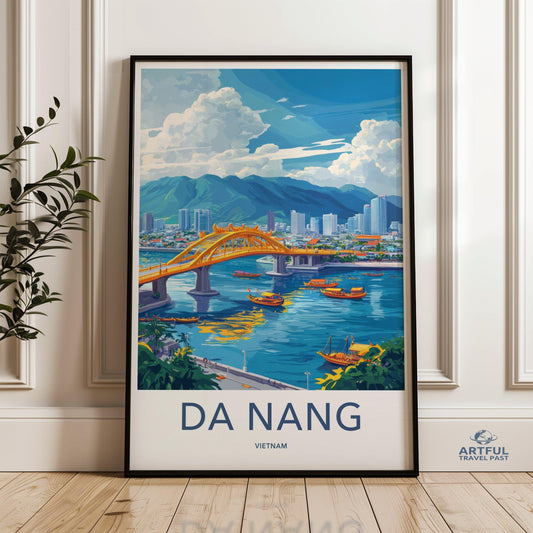 Da Nang Poster - Vietnam Wall Art