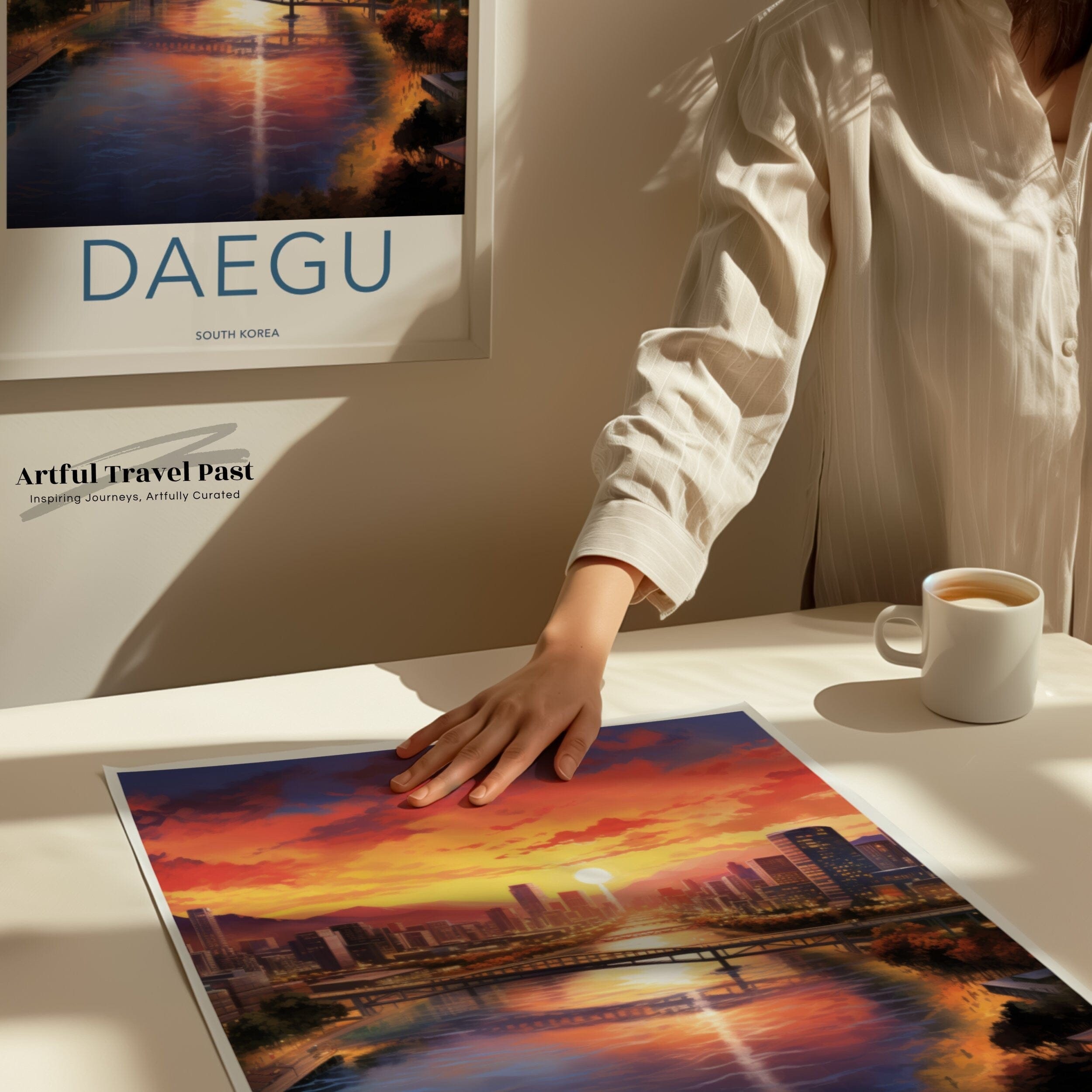 Daegu Poster - South Korea Wall Art