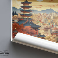 Daegu Poster - South Korea Wall Art