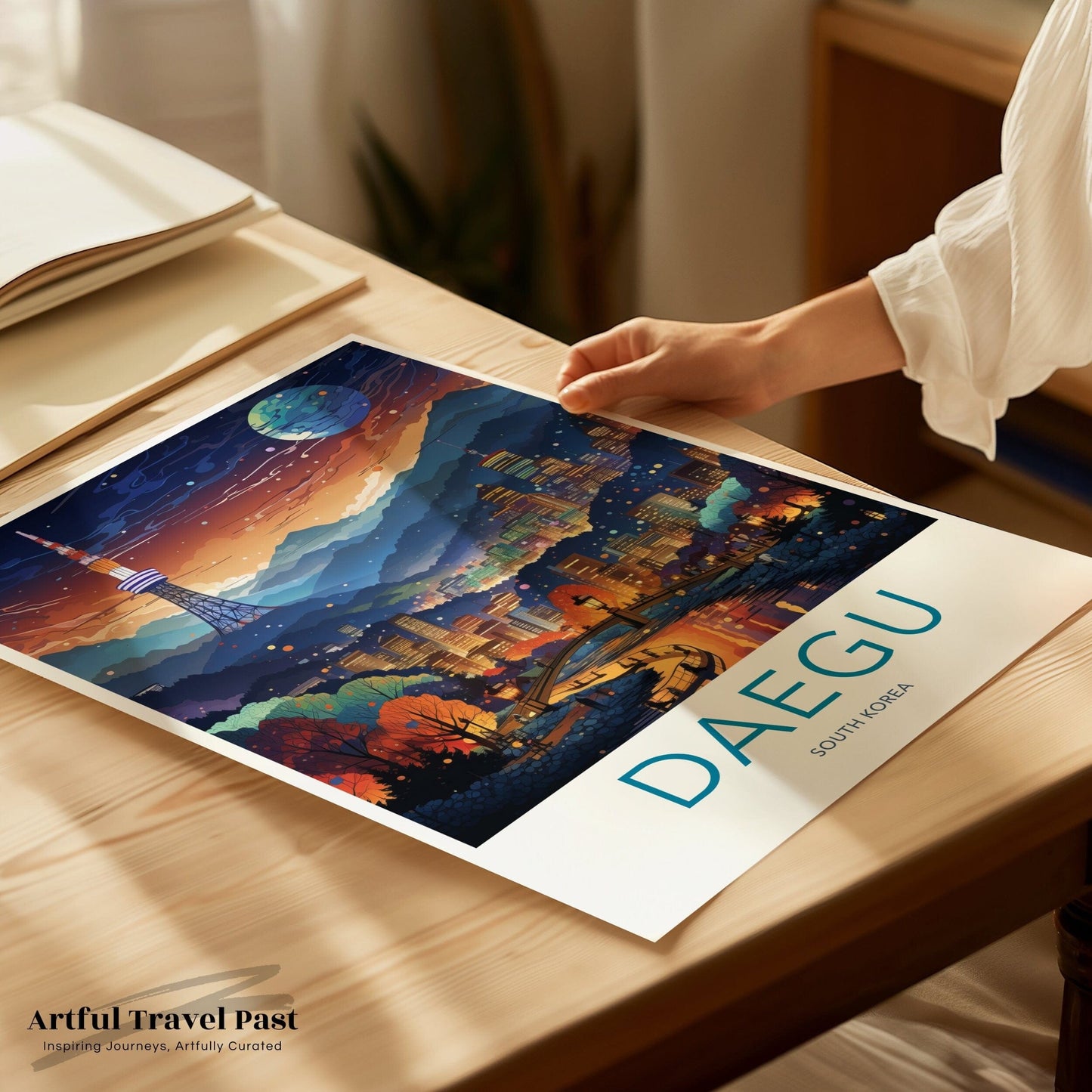 Daegu Poster - South Korea Wall Art