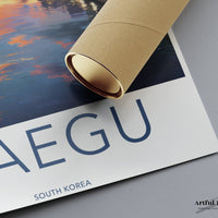 Daegu Poster - South Korea Wall Art