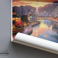 Daegu Poster - South Korea Wall Art