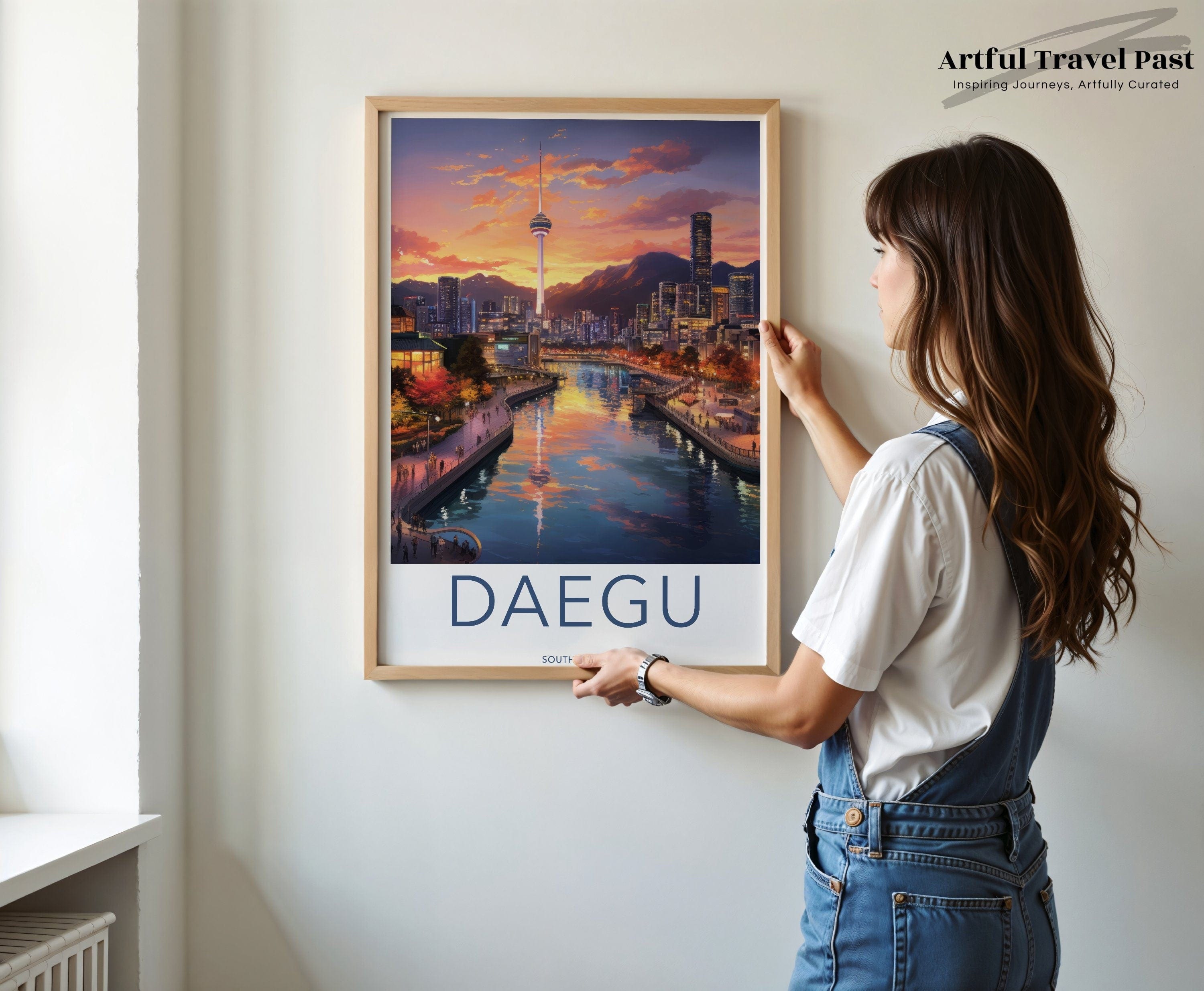 Daegu Poster - South Korea Wall Art