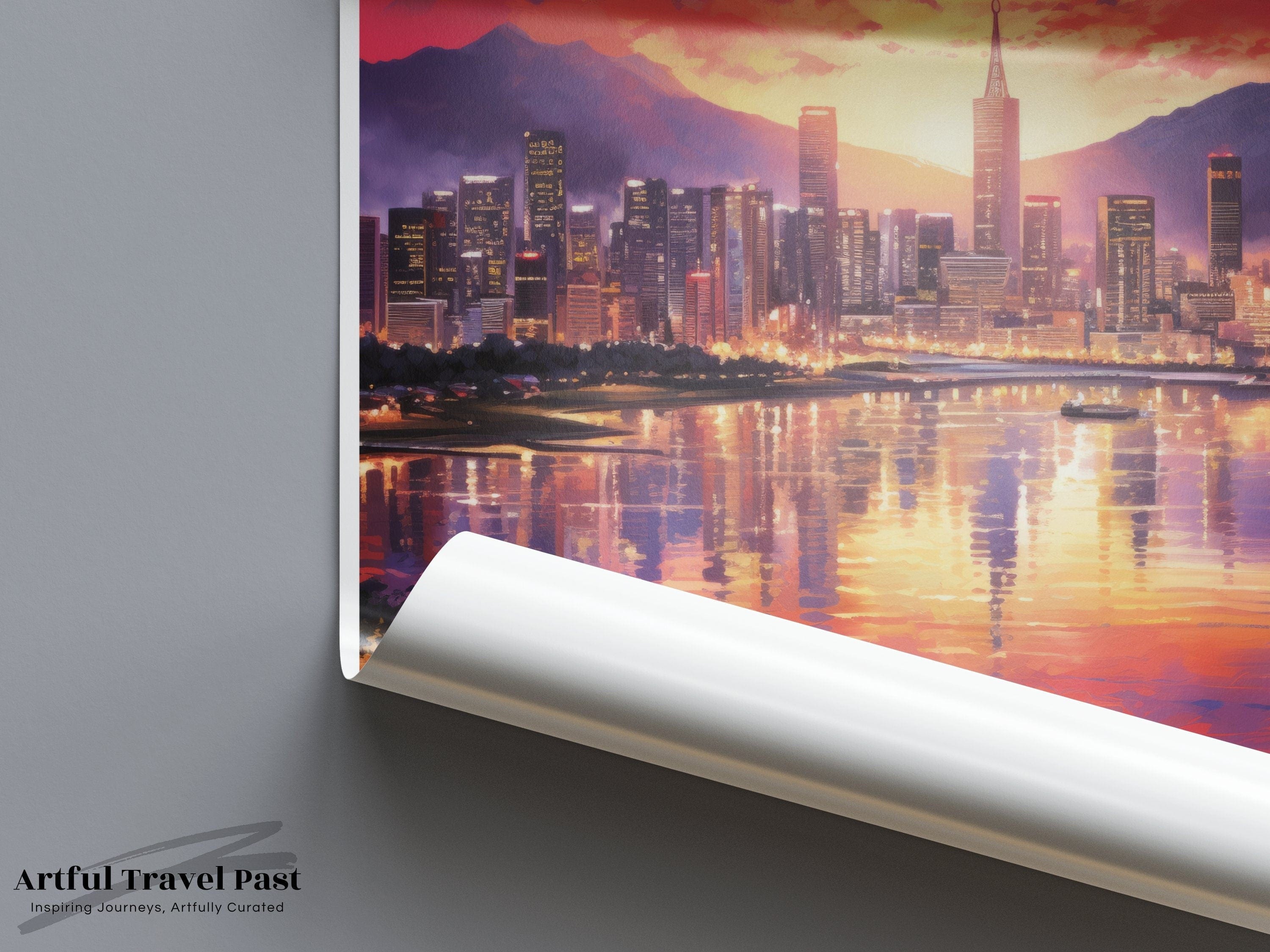 Daegu Poster - South Korea Wall Art