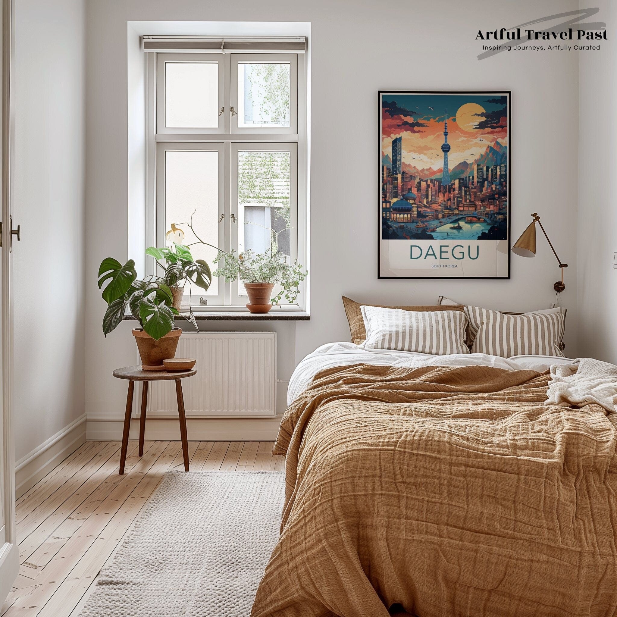 Daegu Poster | South Korea Wall Art | Asia Decor