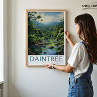 Daintree Poster | Queensland Australia Wall Art