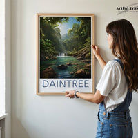 Daintree Poster | Queensland Wall Art | Australia Decor