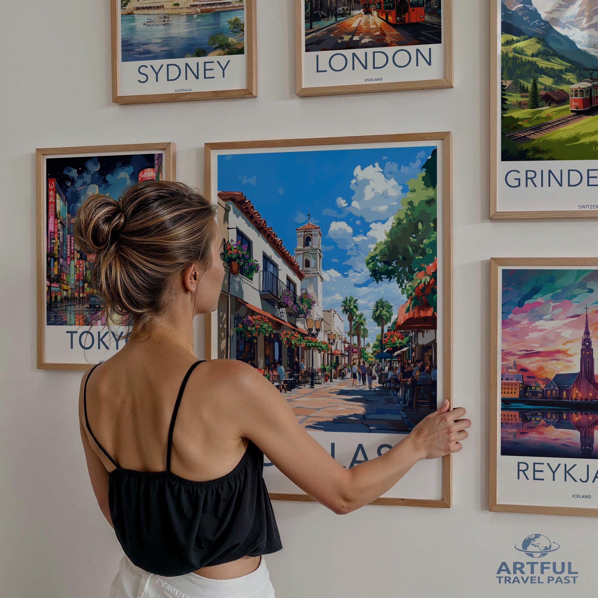 Dallas Poster - Texas Wall Art
